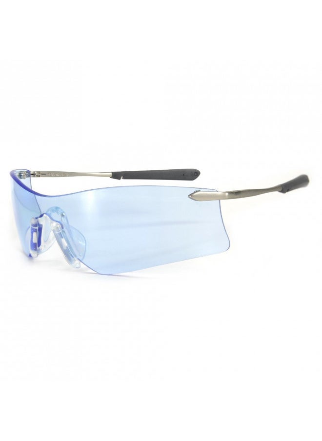 MCR Safety Glasses T4113AF Rubicon T4 Light Blue Lens with UV Protection and Anti-Fog Coating, 1 Pair