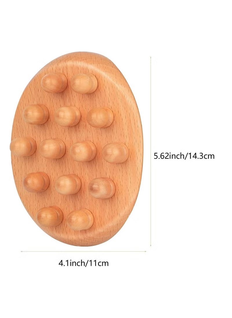 Wood Therapy Tools for Body Shaping Wooden Massage Tools Lymphatic Drainage Massager Body Sculpting Tools Wooden Gua Sha Tools