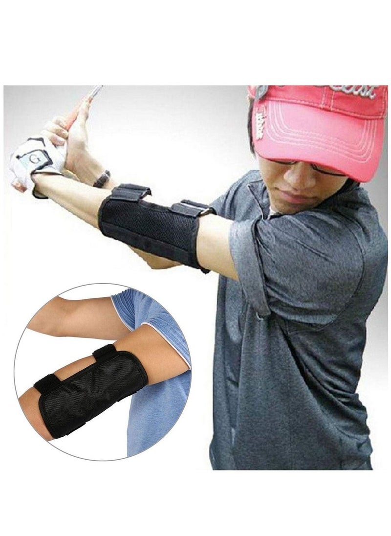 Tennis Elbow Brace, Upper Arm Brace, Golf Straight Swing Practice Training Aid Elbow Support Brace Arm Band Trainer