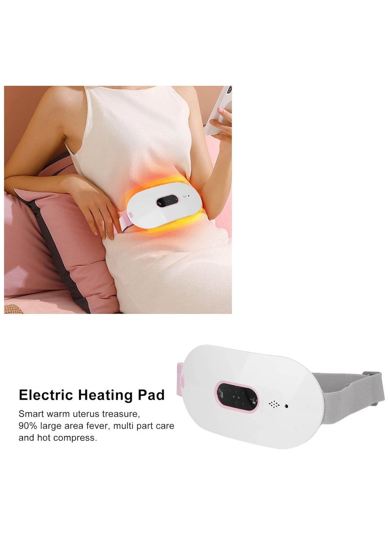 Massage Heating Pad, Smart Safety Portable Quick Warming 90% Large Area Fever Heating Pad Belt for Girls & Women