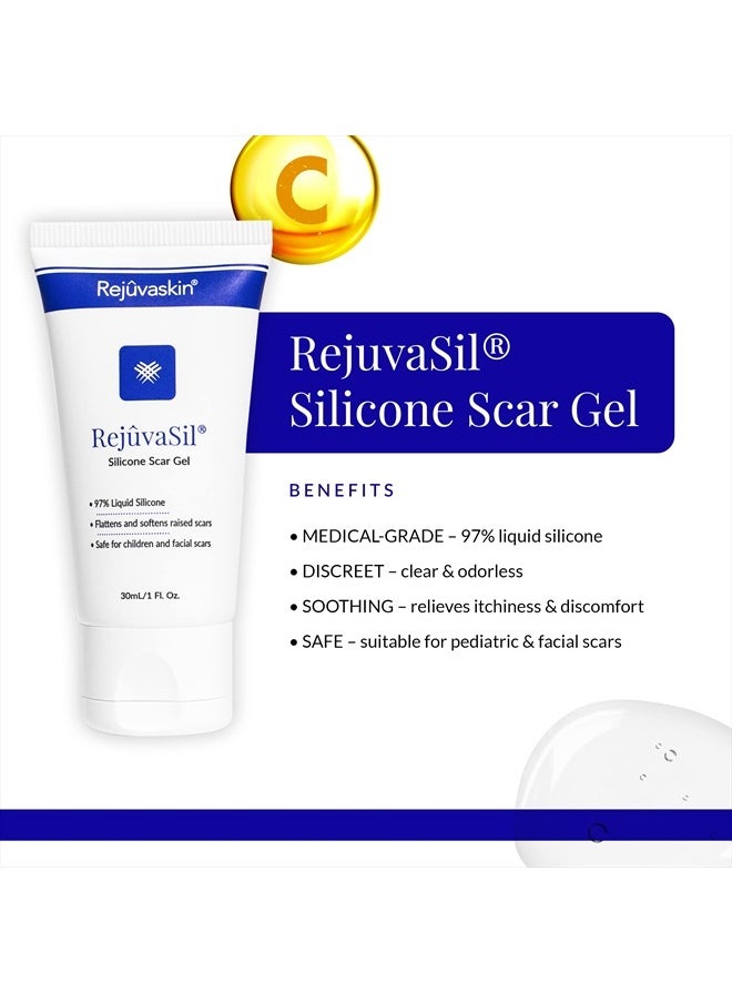 Rejuvasil Silicone Scar-Gel, 0.33 Ounce