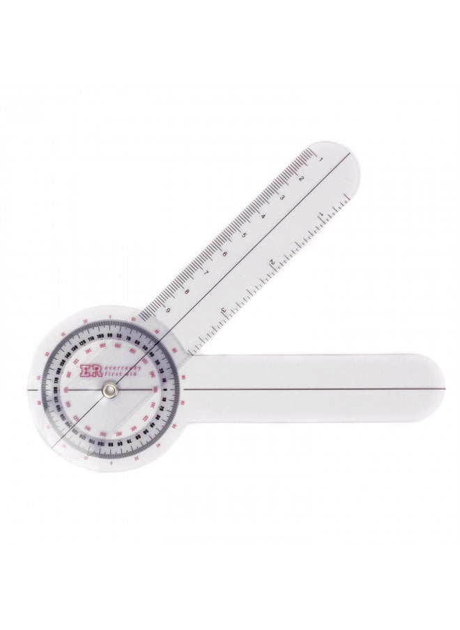 Ever Ready First Aid Plastic 6 Goniometer 360 Degree ISOM