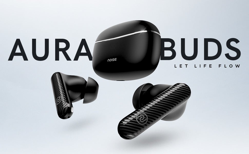 Aura Buds in-Ear Truly Wireless Earbuds with 60H of Playtime, Quad Mic with ENC, Dual Device Pairing, Instacharge(10 min=150 min),12mm Polymer Composite Driver,BT v5.3 Aura Blue