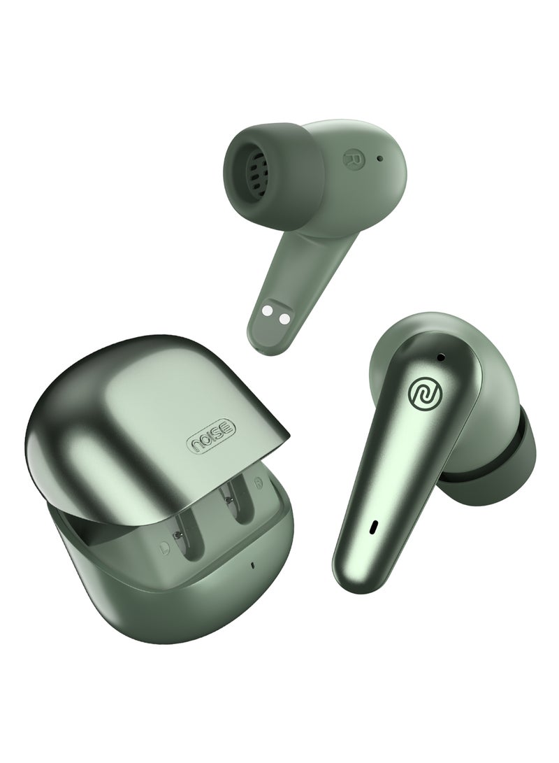 Buds X Prime in-Ear Truly Wireless Earbuds with 120H of Extended Playtime, ENC for Clear Calling, Instacharge(10 min=200 min),Modern Dual Tone Finish, 11mm Driver, BT v5.3 Sheen Green