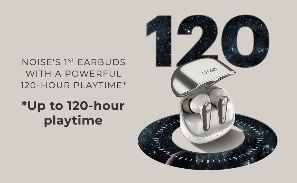 Buds X Prime in-Ear Truly Wireless Earbuds with 120H of Extended Playtime, ENC for Clear Calling, Instacharge(10 min=200 min),Modern Dual Tone Finish, 11mm Driver, BT v5.3 Sheen Green