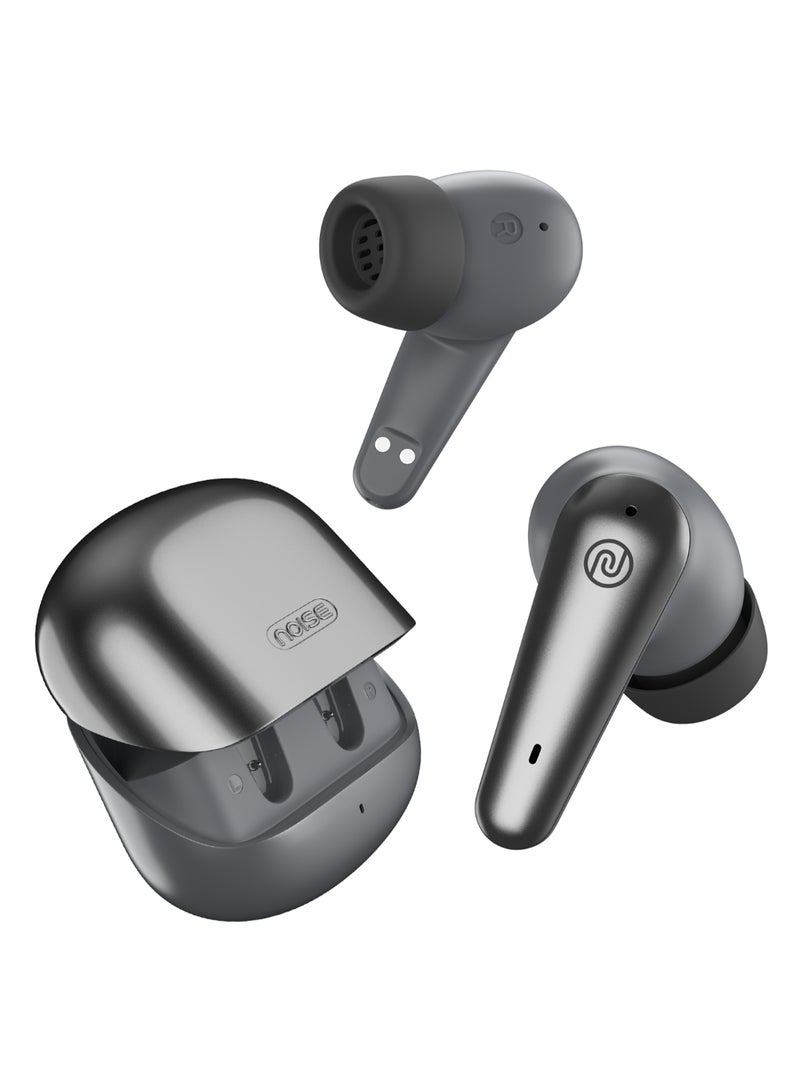 Buds X Prime in-Ear Truly Wireless Earbuds with 120H of Extended Playtime, ENC for Clear Calling, Instacharge(10 min=200 min),Modern Dual Tone Finish, 11mm Driver, BT v5.3 Silver/Grey