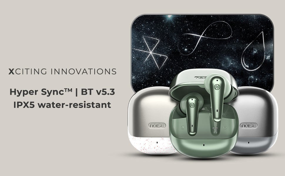 Buds X Prime in-Ear Truly Wireless Earbuds with 120H of Extended Playtime, ENC for Clear Calling, Instacharge(10 min=200 min),Modern Dual Tone Finish, 11mm Driver, BT v5.3 Silver/Grey