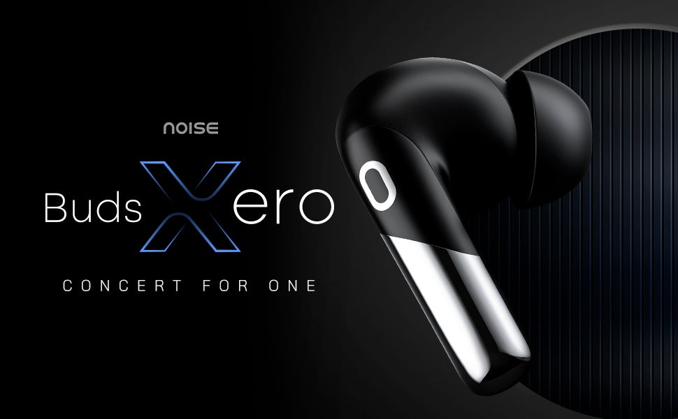 Newly Launched Buds Xero Truly Wireless in-Ear Earbuds with Adaptive Hybrid ANC Up to 50dB to Detect Sound Environment, in-Ear Detection, Sound+ Algorithm, 12.4MM Driver, BT v5.3 Chrome Blue