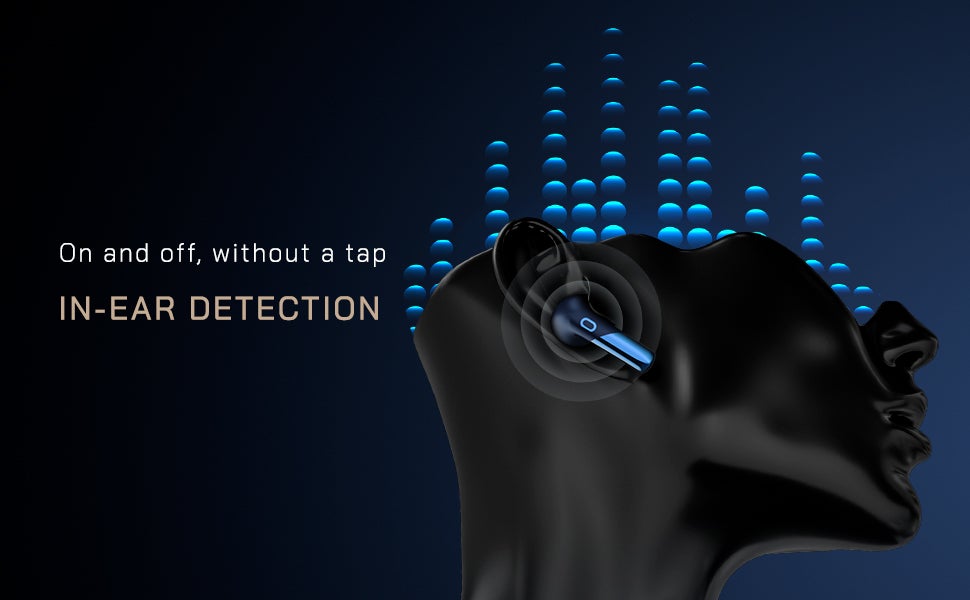 Newly Launched Buds Xero Truly Wireless in-Ear Earbuds with Adaptive Hybrid ANC Up to 50dB to Detect Sound Environment, in-Ear Detection, Sound+ Algorithm, 12.4MM Driver, BT v5.3 Chrome Blue