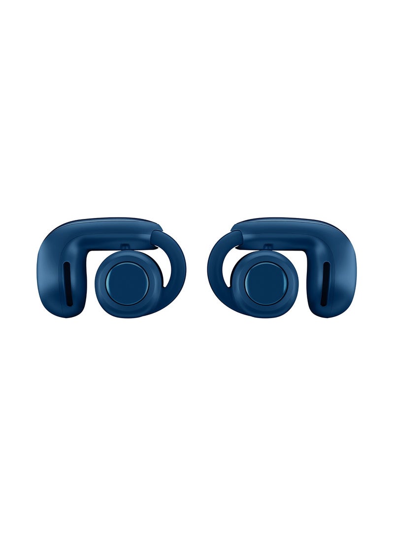 Ultra Open Earbuds with OpenAudio Technology, Open Ear Wireless Earbuds Lunar Blue