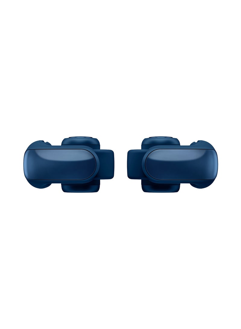 Ultra Open Earbuds with OpenAudio Technology, Open Ear Wireless Earbuds Lunar Blue