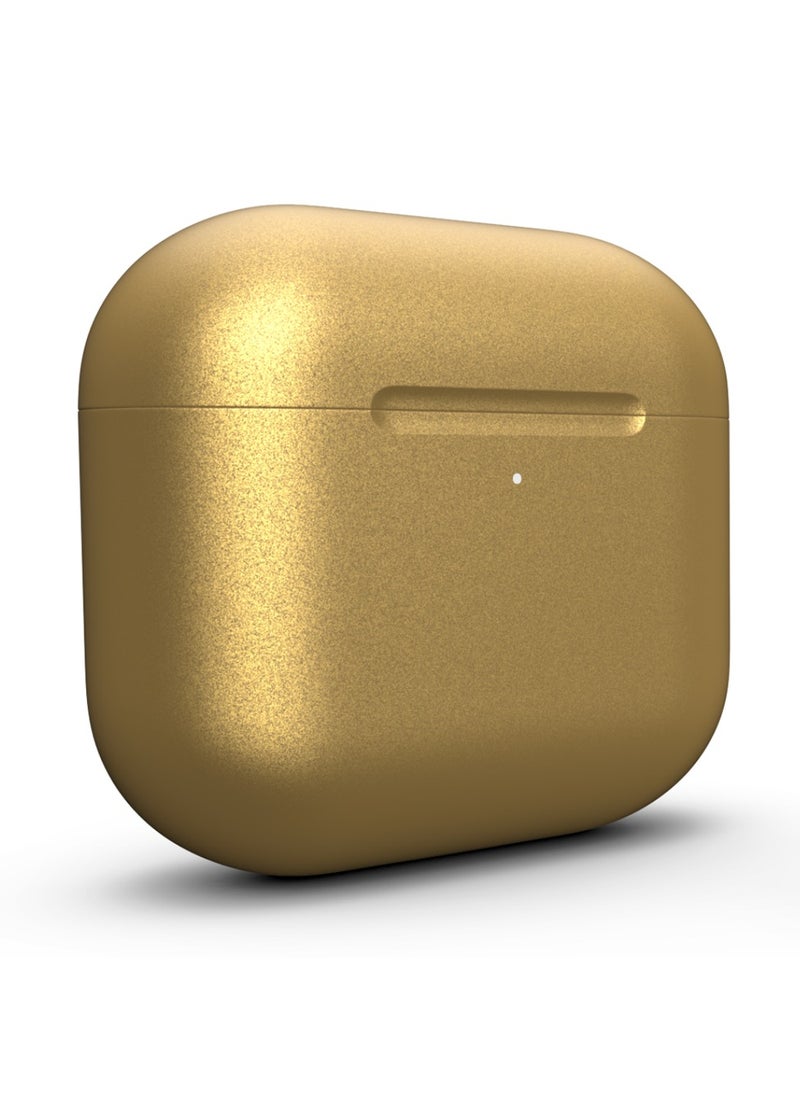 MERLIN CRAFT CUSTOMIZED APPLE AIRPODS 4 ANC METALLIC GOLD