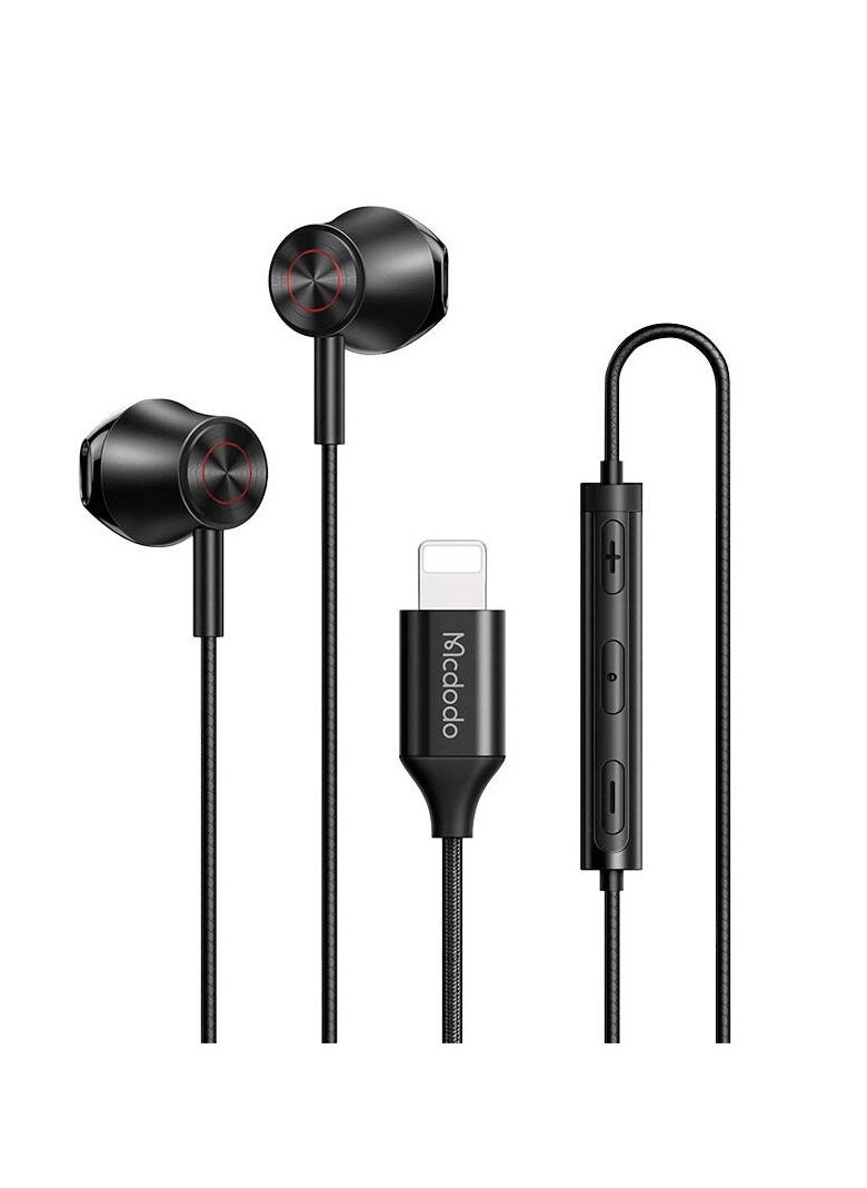 Wired earphones Mcdodo HP-4080 Lightning Black