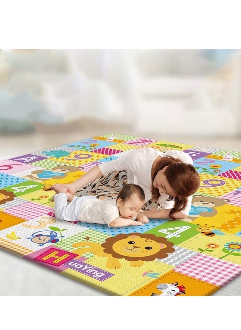 Play Mat, 200 * 180 CM Playmat, Baby Play Mat for Floor Play, Extra Thick Kids Crawling Mat, Water Proof and Reversible Large Soft for Toddler