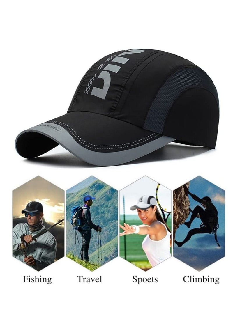 Quick Drying Baseball Cap, Sun Hats for Men & Women, Mesh Lightweight Protection UV for Outdoor Sports