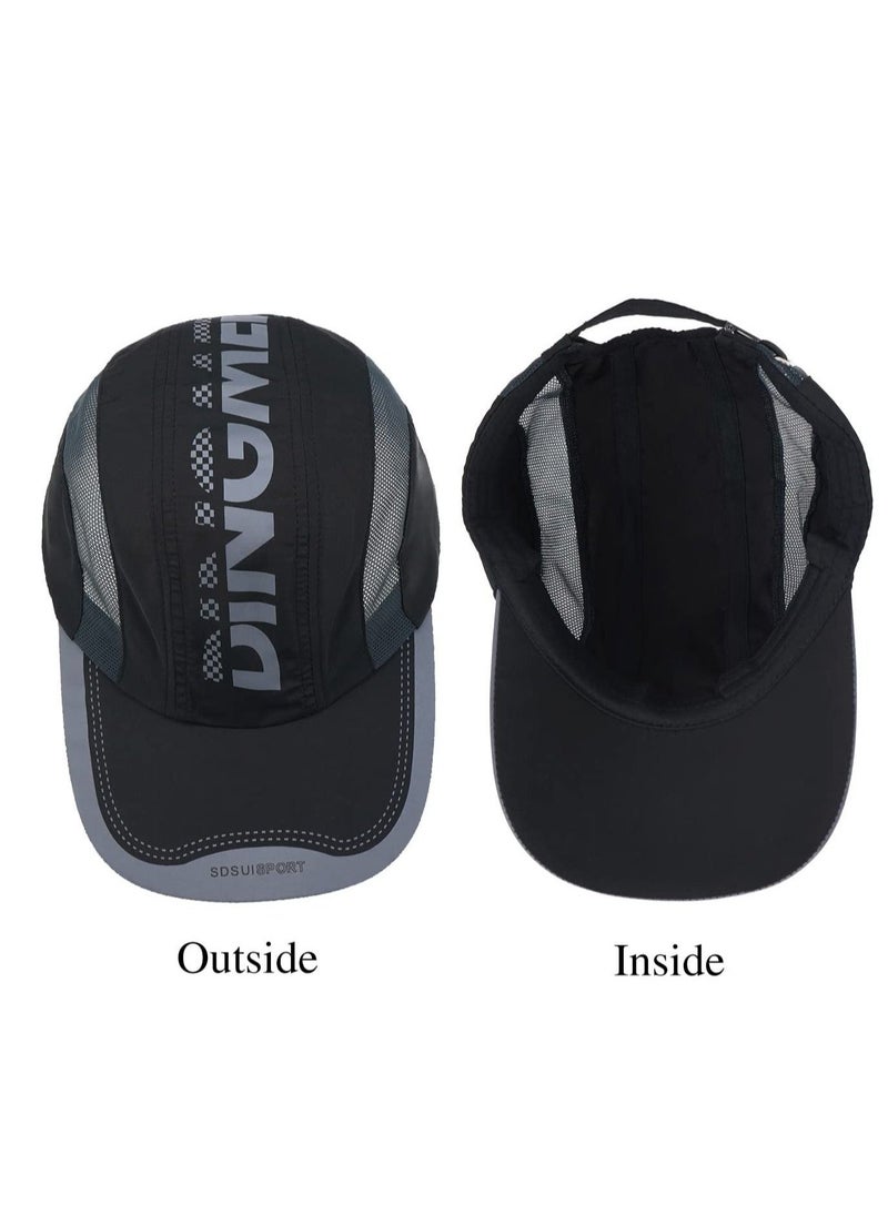 Quick Drying Baseball Cap, Sun Hats for Men & Women, Mesh Lightweight Protection UV for Outdoor Sports