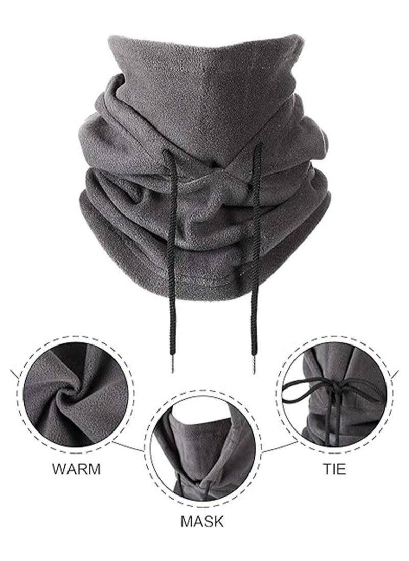 Thermal Fleece Hats - 4-Pack Perfect for Riding, Skiing, and Sports. Stay Warm and Stylish with this Heavyweight Winter Fleece Balaclava and Neck Wrap Combo. One Size Fits All