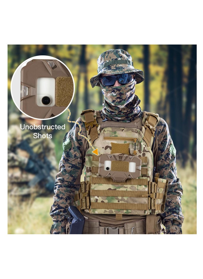 Tactical Vest Phone Holder: Onboard Phone Holder - Bag Molle Phone Holder for Screen Size 4.7