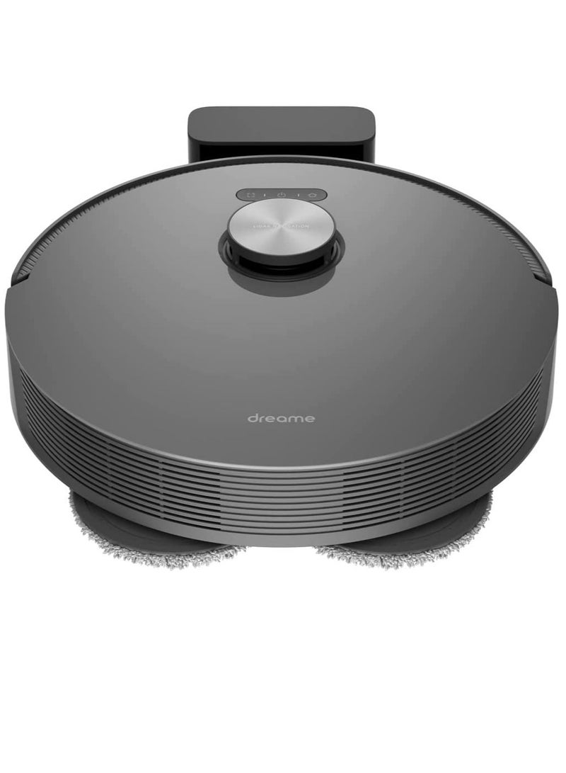 Dreame L10 Pro Robot Vacuum Cleaner 2 in 1, Rotating Mop, 3D Obstacle Detection, Multi-Level Mapping, Powerful Suction 5300Pa Hard Floor Mat, Pet Hair, WiFi/APP/Alexa, Black 46 W RLS5L-B BLACK