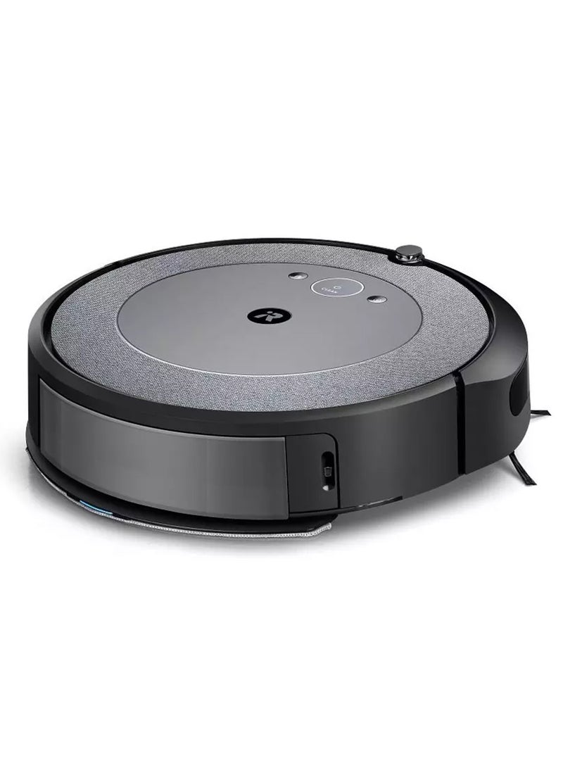 Roomba Combo i5+ Wifi Connected Robot Vacuum & Mop - Automatically Vacuums And Mops With Interchangeble Bins 360 ml 700 W i557840 Grey