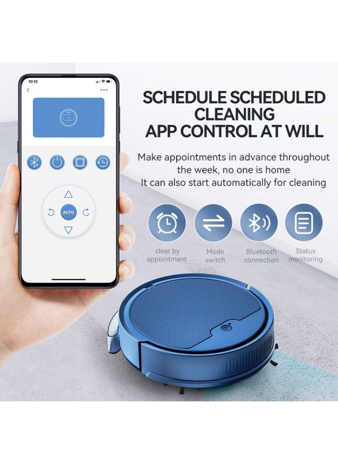 BOWAI OB8s Max Household Intelligent Path Charging Sweeping Robot(Blue)