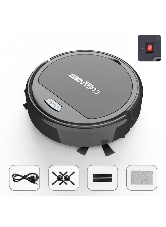 Household Intelligent Automatic Sweeping Robot, Specification:Upgrade Four Motors(Black)