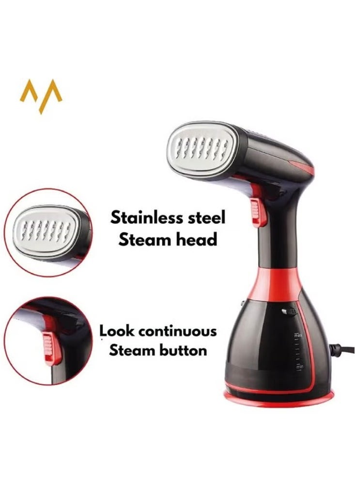 7MD Stainless Steel Light Weight Portable Continuous Powerful Steam Large and Detachable Water Tank Mini Iron Steamer