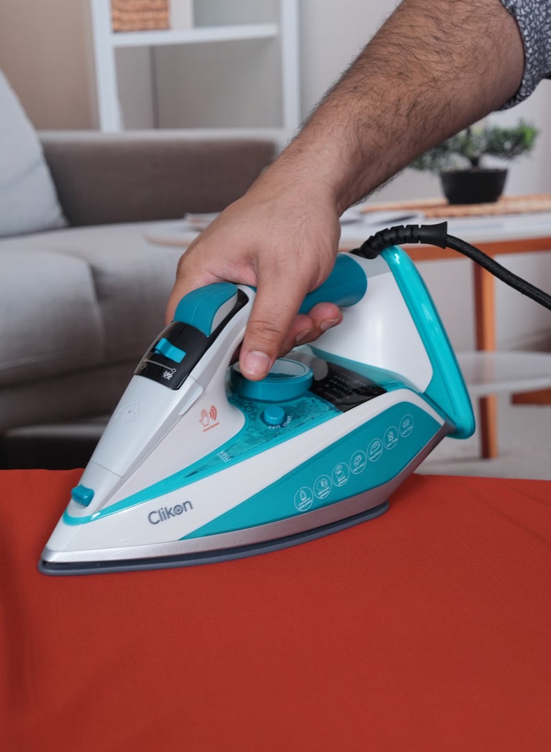 Smart Iron – Hand Sensing Technology for Enhanced Ironing Efficiency 500 ml 2200 W CK4136 Light Green