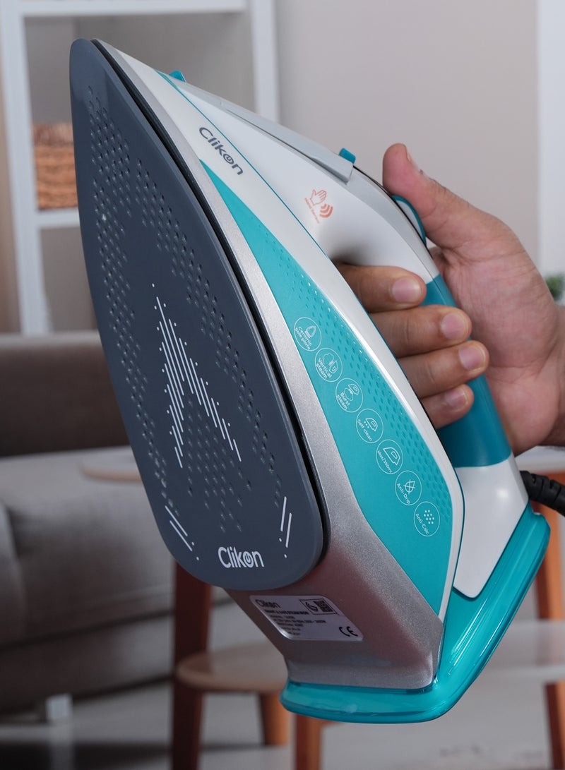 Smart Iron – Hand Sensing Technology for Enhanced Ironing Efficiency 500 ml 2200 W CK4136 Light Green