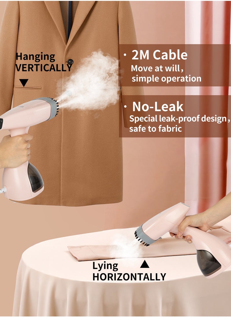 Steam Iron 1500W Handheld Steamer Garment Steamer for Clothes Portable Iron Steam with Strong Penetrating 300ml