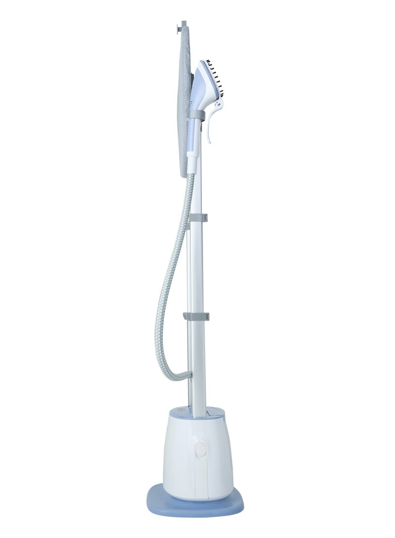 Premium Garment Steamer, 1580 Vertical Steamer | Portable, Fast Heat Clothes Steamer, Large Water Tank | Perfect For All Types Of Clothes 1.6 L 1580 W CK4048 White/blue