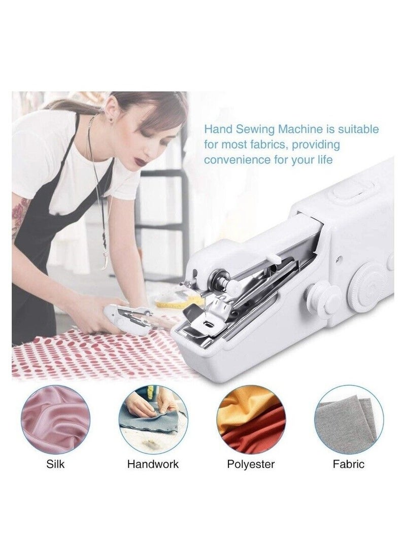 Portable Electric Hand Stitching Small Sewing Machine Pieces (Battery Not Include)