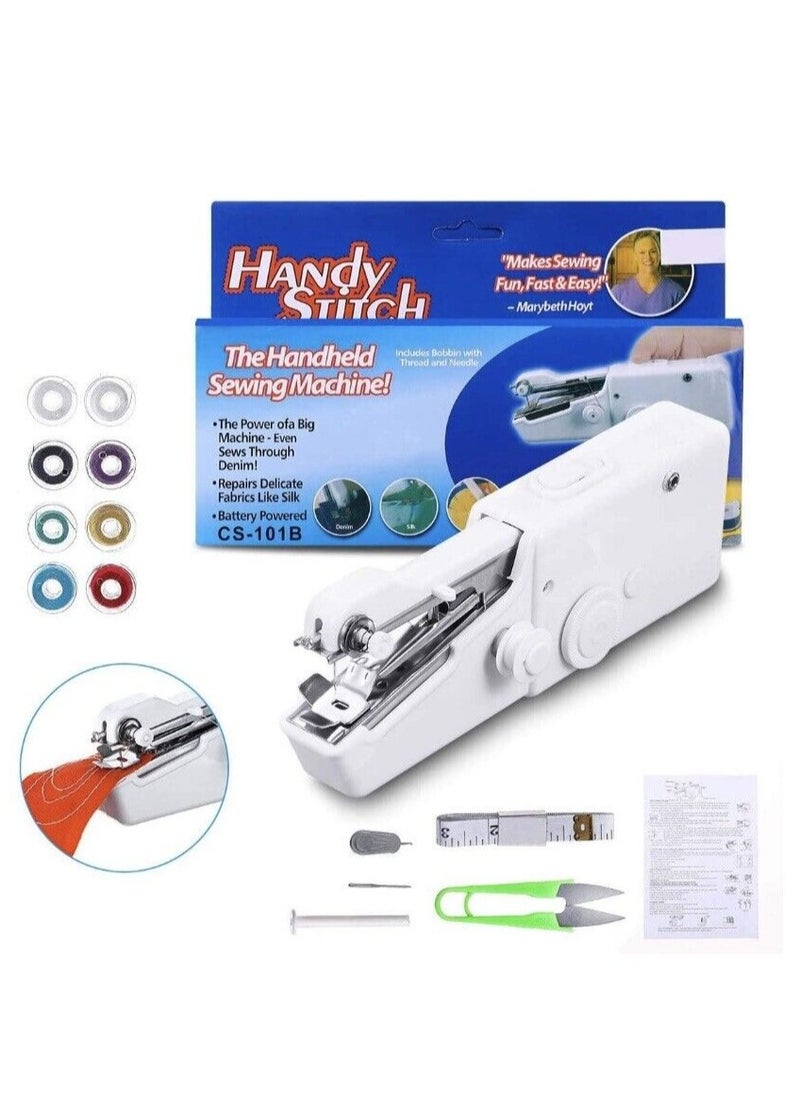 Portable Electric Hand Stitching Small Sewing Machine Pieces (Battery Not Include)