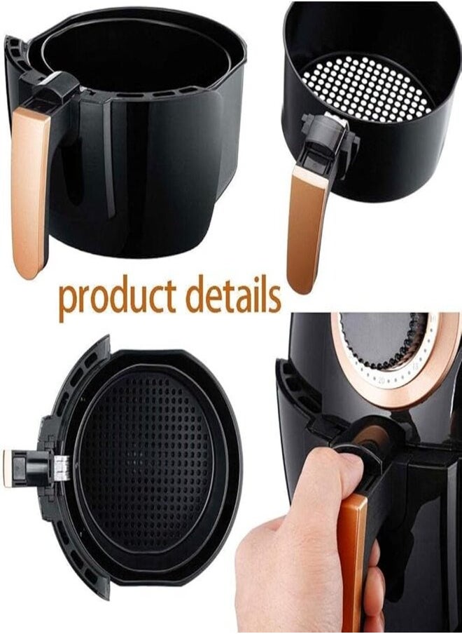 Air Fryer Rapid Air Circulation System with 6.5L + 4.5L Basket, Timer and Adjustable Temperature Control Electric Oven for Healthy Oil Free Cooking Machine