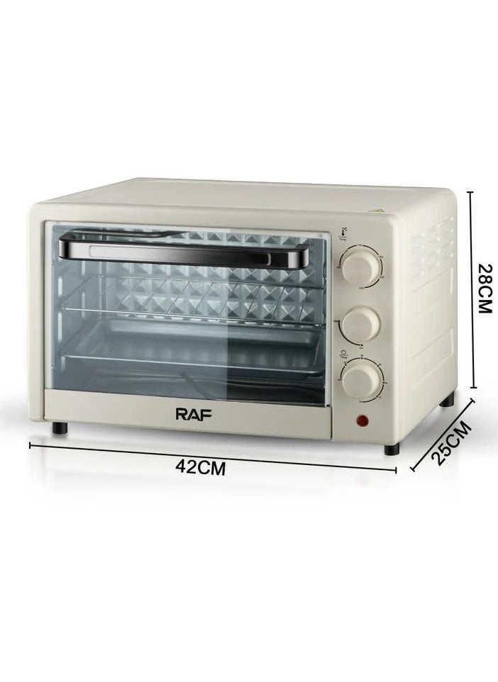 7.0L Mini Electric Oven, Multifunctional Baking Oven for Pizza, Cake, Roast, Steak, Chicken, Bread, Tart