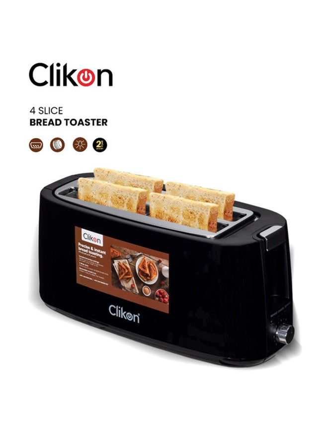 4-Slice Cool Touch Bread Toaster 1200 W CK2459 Black