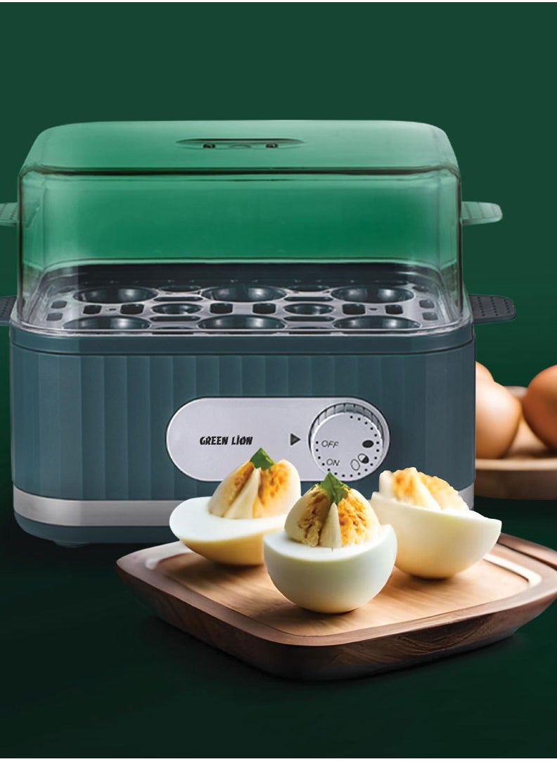 Green Lion Smart Egg Cooker - Green