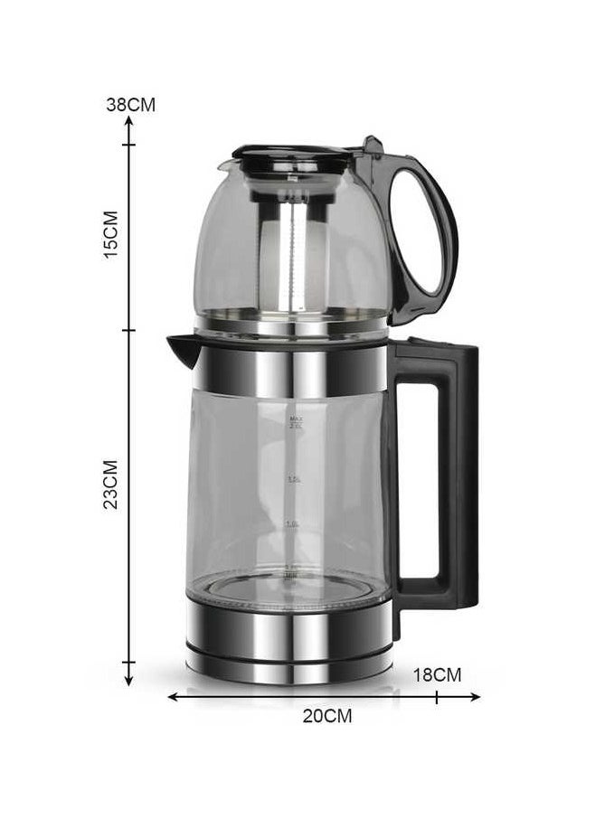 DISINE REGINA Household Appliances Kitchen Letter kettle high borosilicate glass electric kettle can quickly boil water.