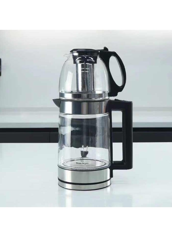 DISINE REGINA Household Appliances Kitchen Letter kettle high borosilicate glass electric kettle can quickly boil water.