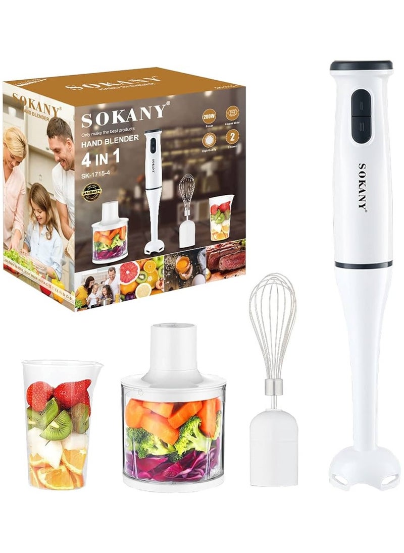 SOKANY 4 IN 1 HAND BLENDER