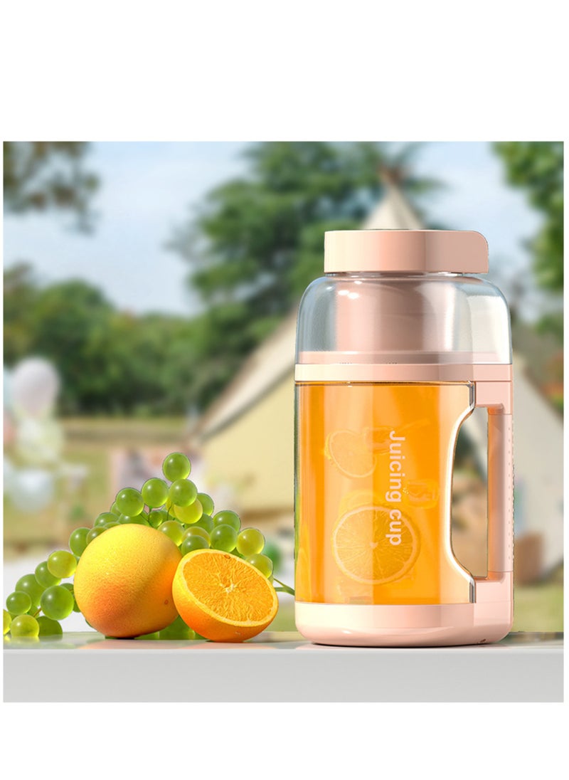 Electric Juicer Rechargeable, Citrus Juicer Machines with USB and Cleaning Brush Portable Juicer for Orange, Lemon, Grapefruit