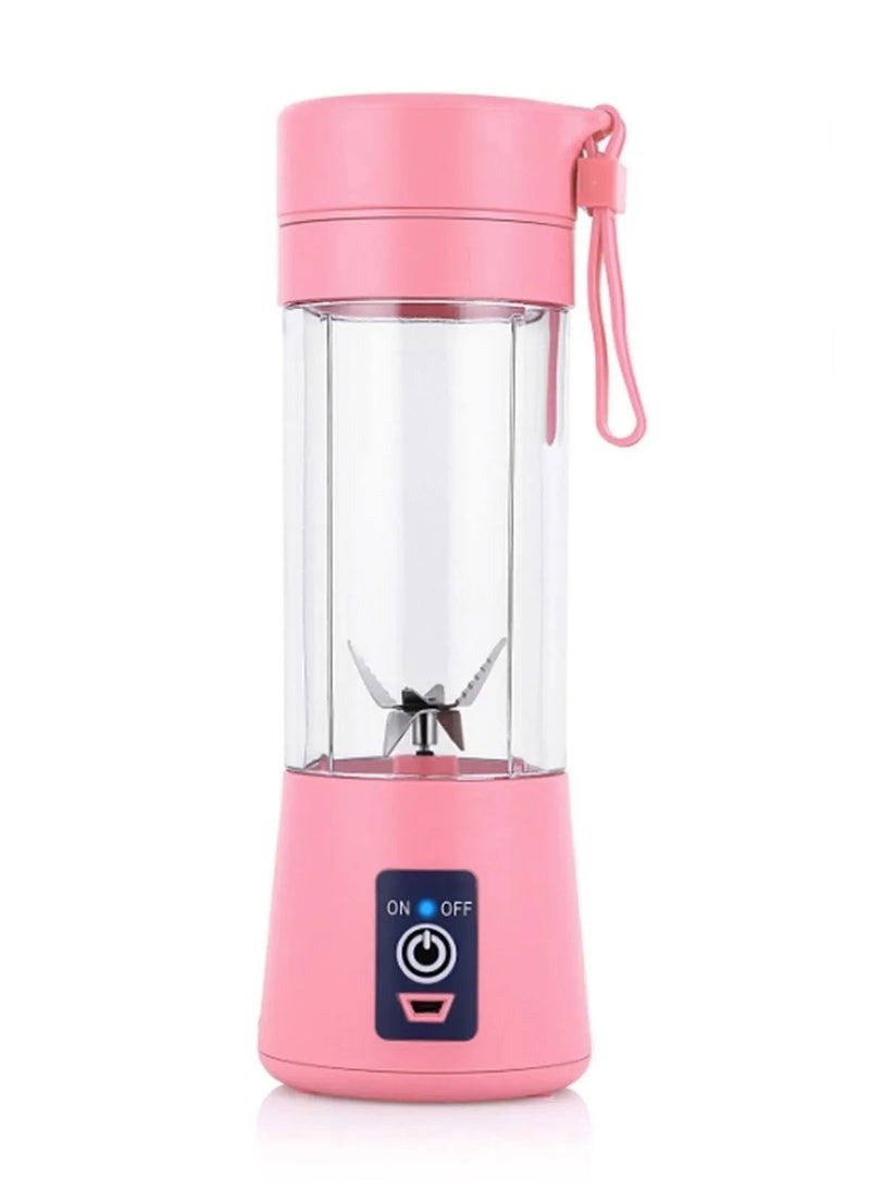 Pink Rechargeable Mobile Blender | Powerful, Compact Blender for Smoothies, Shakes, Margaritas, and Baby Food