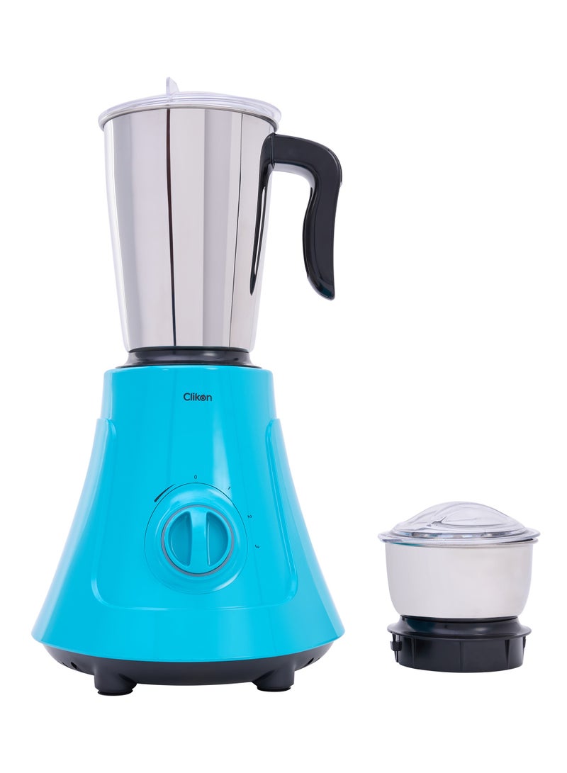 2-In-1 Mixer Grinder With Stainless Steel Jar And Blade/3 Speed Control/Overheat Protection 1.5 L 550 W CK2675 Blue/Silver