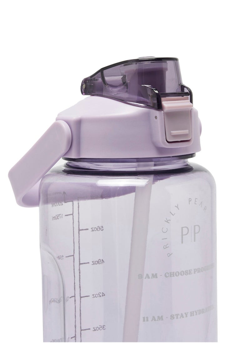 Purple Tracker 2L Water Bottle & Purple Pouch Bundle