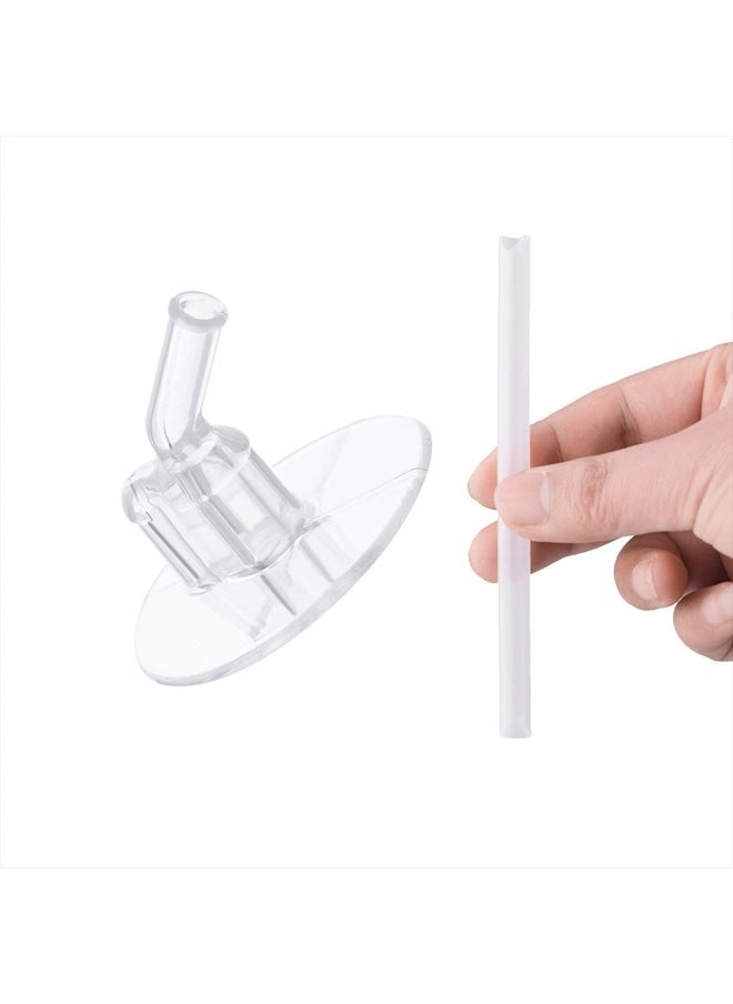 Thermos Replacement Straws for 12 Ounce Funtainer Bottle, Clear, 2 Count