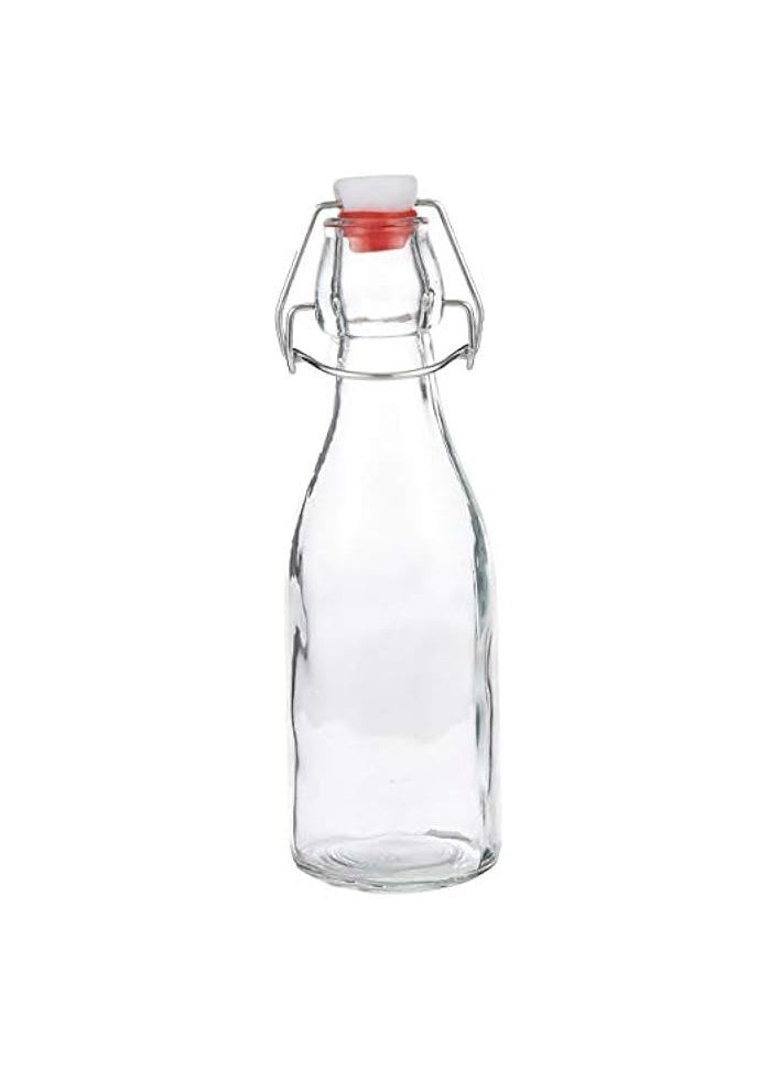 Glass Bottle with Clip Top, 50034-3, 250 ml/5.5 x 20cm