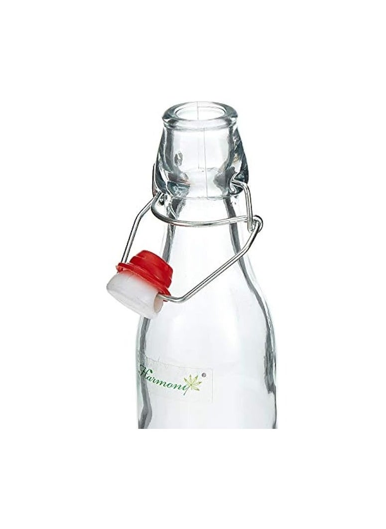 Glass Bottle with Clip Top, 50034-3, 250 ml/5.5 x 20cm