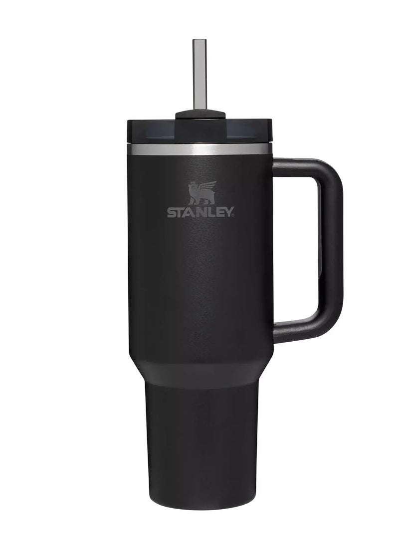 Eco-Friendly Stanlèy Tumbler - Ultimate Adventure Quencher H2.0 Insulated Tumbler Bottle - 1.2L for Water, Juice, and More (Black)