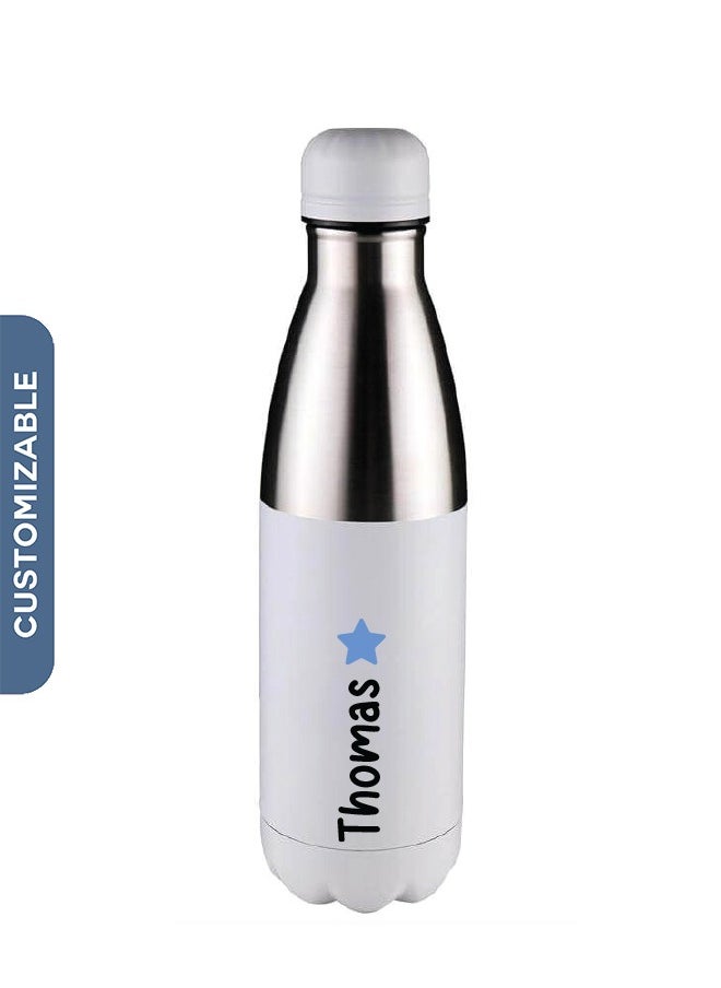 Personalised Initial Water Bottle Stainless Steel