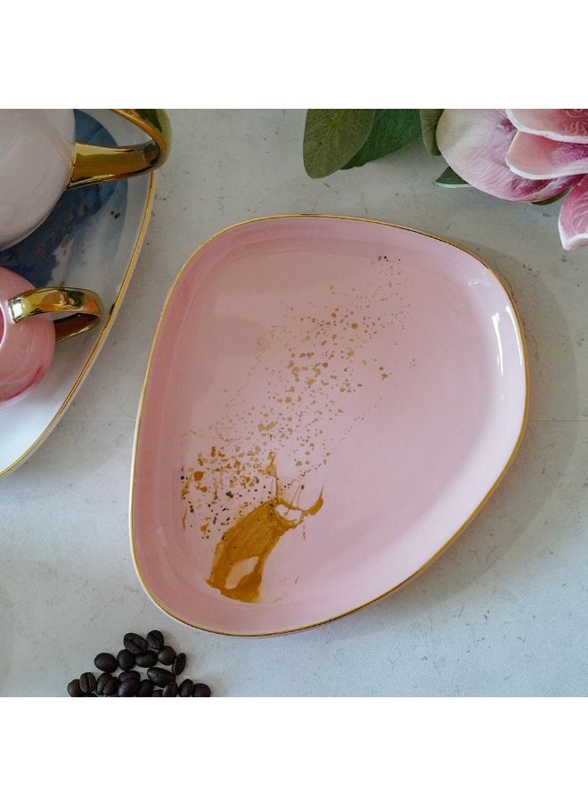 Majestic 24-Piece Porcelain Tea Set Elegant And Durable Includes Cups Saucers Teapot And Accessories Perfect For Tea Parties Special Occasions Or Daily Use